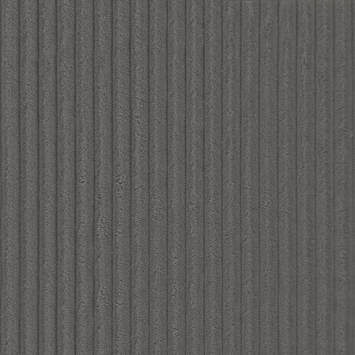 Cushion Cover 2 pcs HOUTEN Dark Grey 50 x 70 cm Corduroy