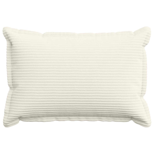 Cushion Cover 2 pcs HOUTEN Cream 50 x 70 cm Corduroy