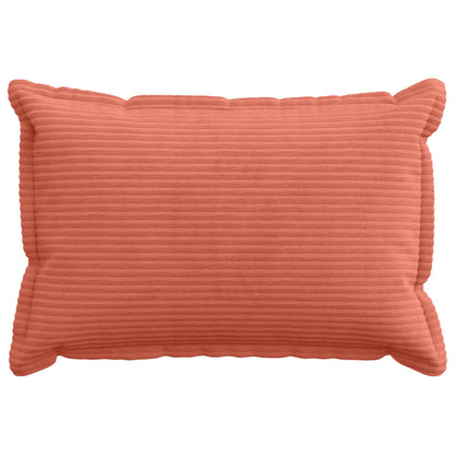 Cushion Cover 6 pcs HOUTEN Red Orange 50 x 70 cm Corduroy
