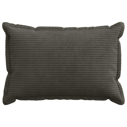 Cushion Cover 6 pcs HOUTEN Anthracite 50 x 70 cm Corduroy