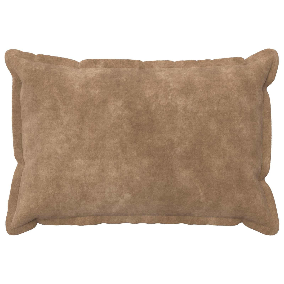 Cushion Cover 2 pcs HOUTEN Taupe 50 x 70 cm Microfiber Fleece