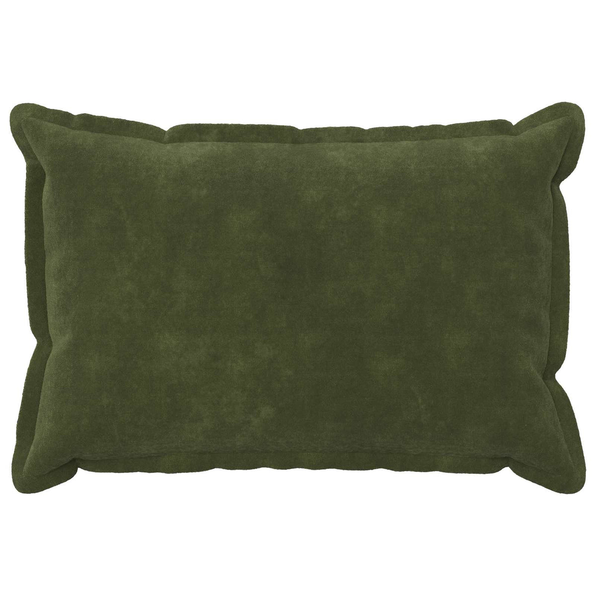 Cushion Cover 2 pcs HOUTEN Green 50 x 70 cm Microfiber Fleece