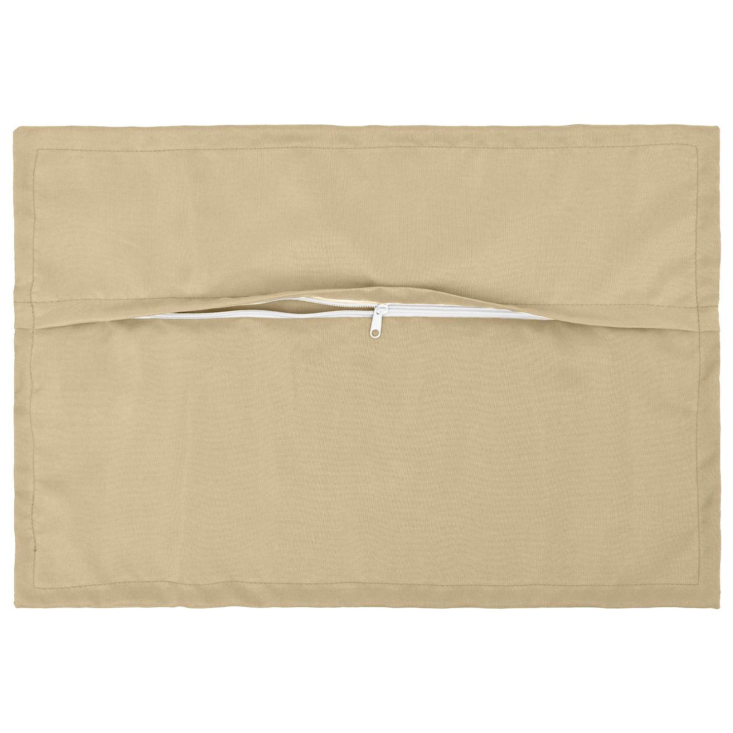 Cushion Cover 2 pcs HOUTEN Beige 50 x 70 cm Polyester