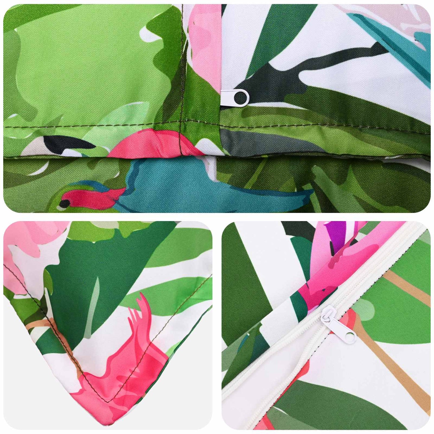 Cushion Cover 2 pcs HOUTEN Multicolour 50 x 70 cm Polyester