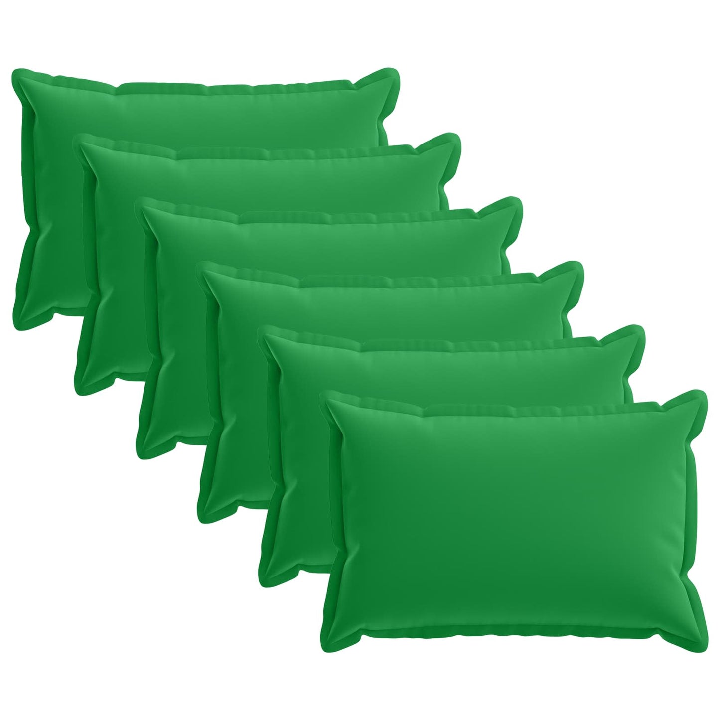 Cushion Cover 6 pcs HOUTEN Green 50 x 70 cm Polyester