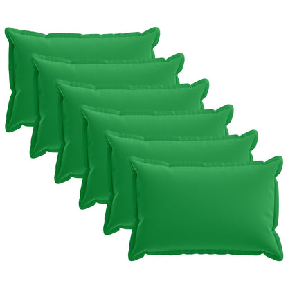 Cushion Cover 6 pcs HOUTEN Green 50 x 70 cm Polyester