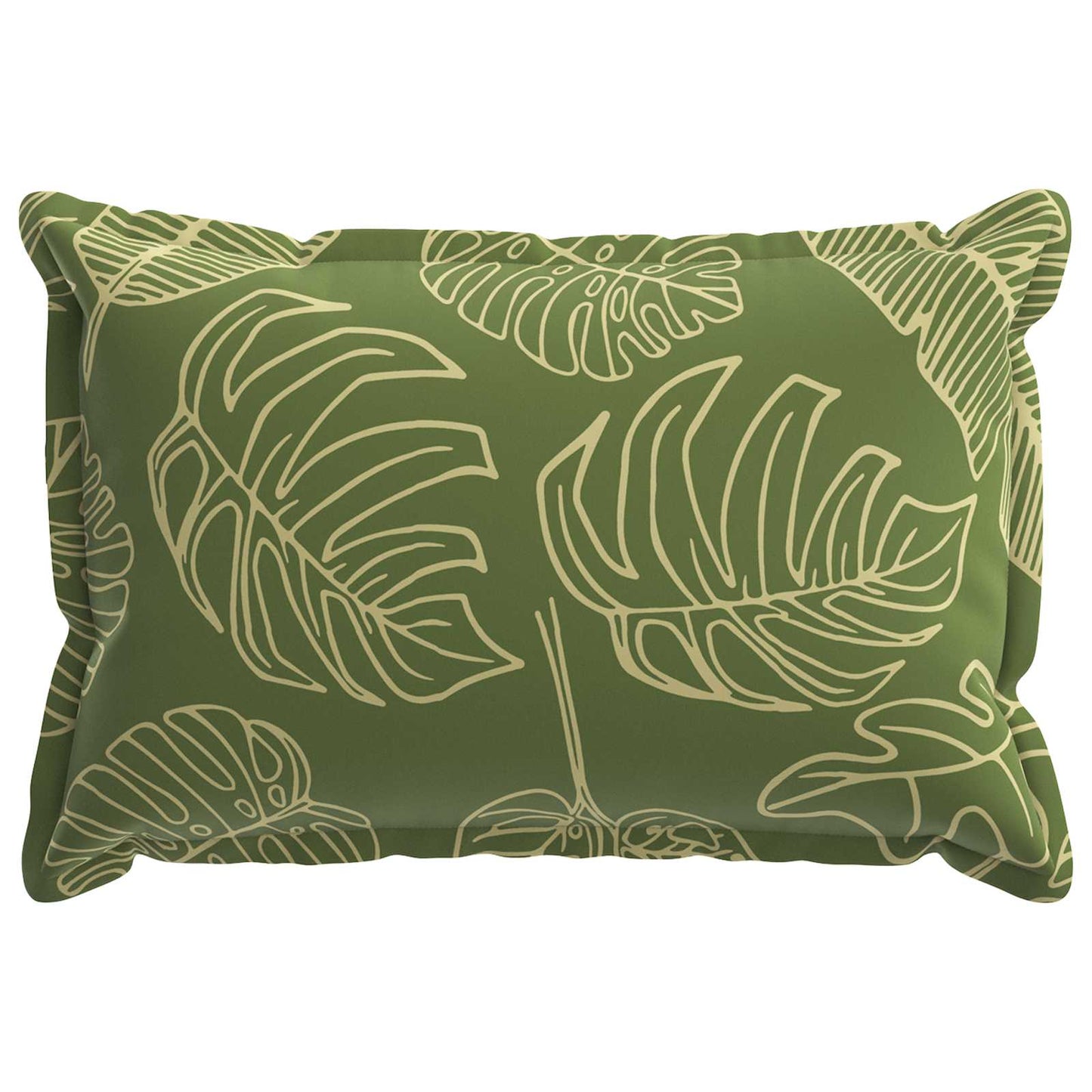 Cushion Cover 6 pcs HOUTEN Leaf Design 50 x 70 cm Polyester