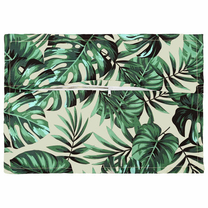 Cushion Cover 6 pcs HOUTEN Leaf Pattern 50 x 70 cm Polyester