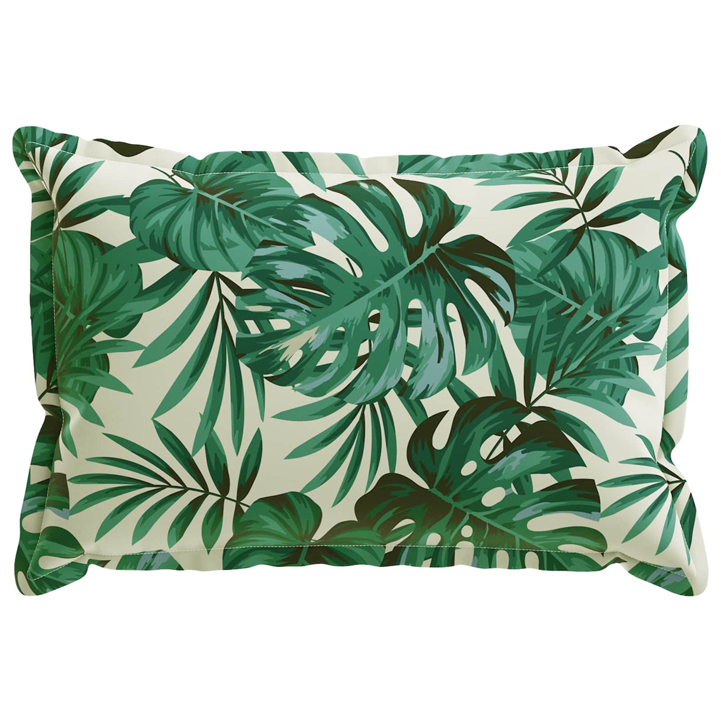 Cushion Cover 6 pcs HOUTEN Leaf Pattern 50 x 70 cm Polyester