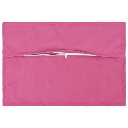 Cushion Cover 2 pcs HOUTEN Pink 50 x 70 cm Polyester