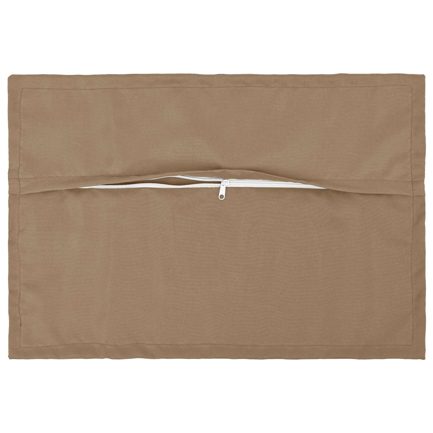 Cushion Cover 2 pcs HOUTEN Taupe 50 x 70 cm Polyester