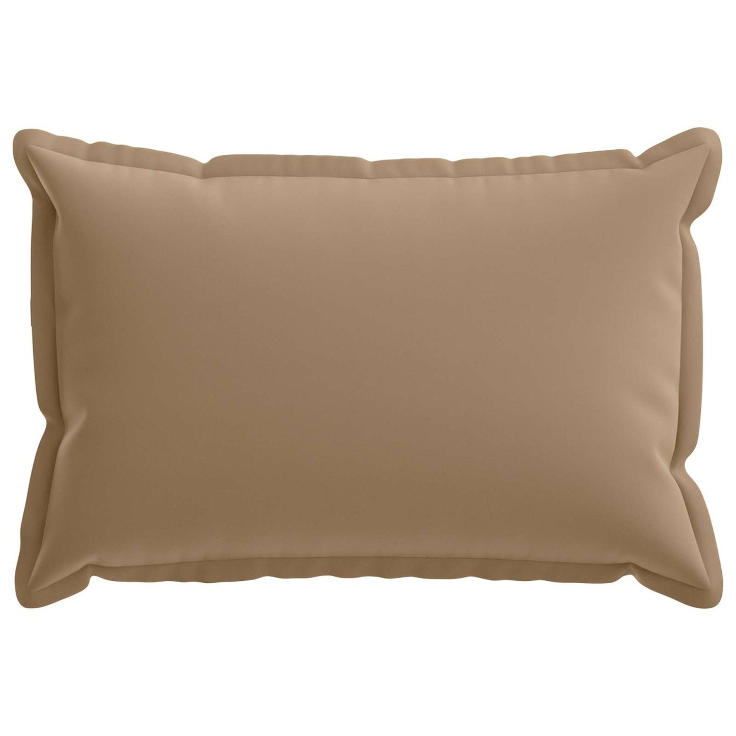 Cushion Cover 2 pcs HOUTEN Taupe 50 x 70 cm Polyester