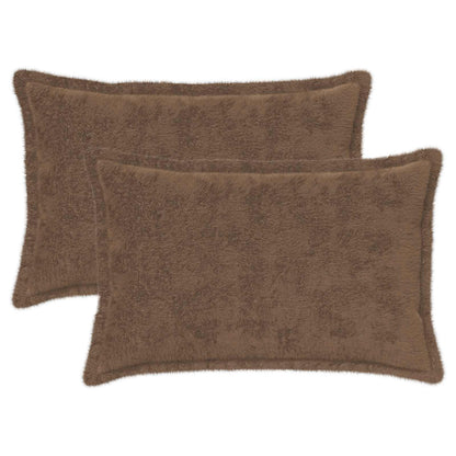 Cushion Cover 2 pcs HOUTEN Light Brown 50 x 70 cm