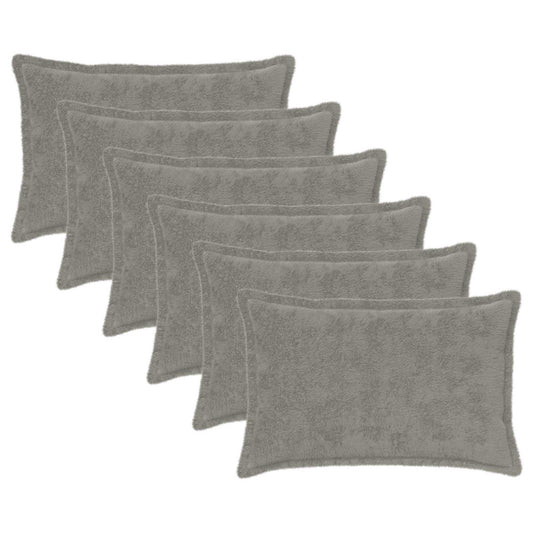 Cushion Cover 6 pcs HOUTEN Light Grey 50 x 70 cm