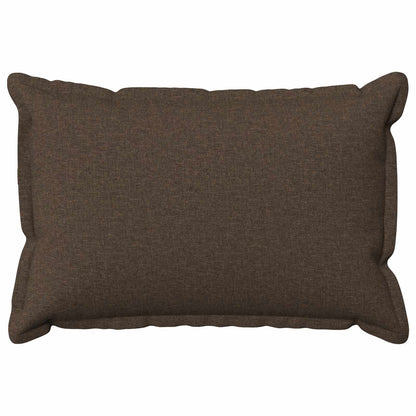 Cushion Cover 6 pcs HOUTEN Taupe 50 x 75 cm Faux Linen