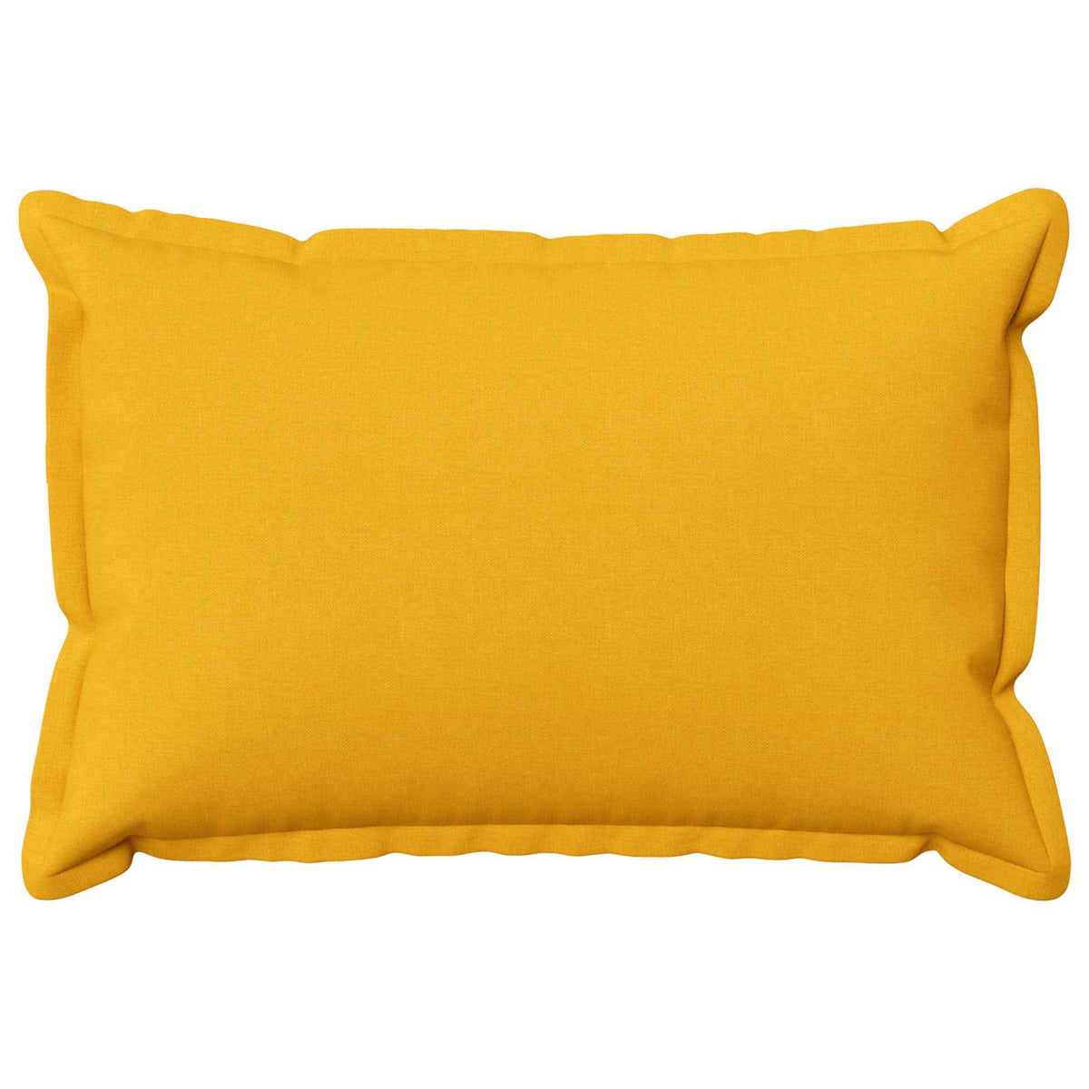 Cushion Cover 6 pcs HOUTEN Light Yellow 50 x 75 cm Faux Linen