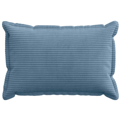 Cushion Cover 2 pcs HOUTEN Blue 50 x 75 cm Corduroy