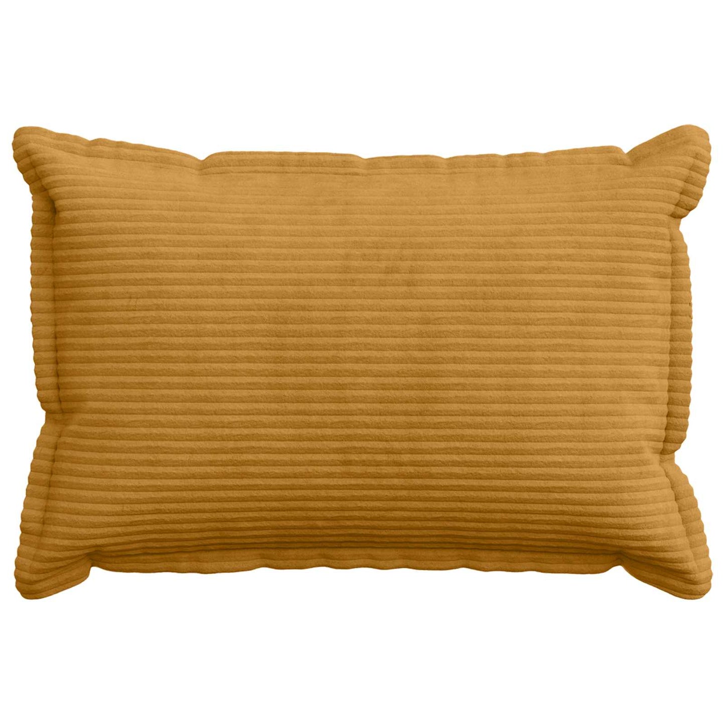 Cushion Cover 2 pcs HOUTEN Yellow 50 x 75 cm Corduroy