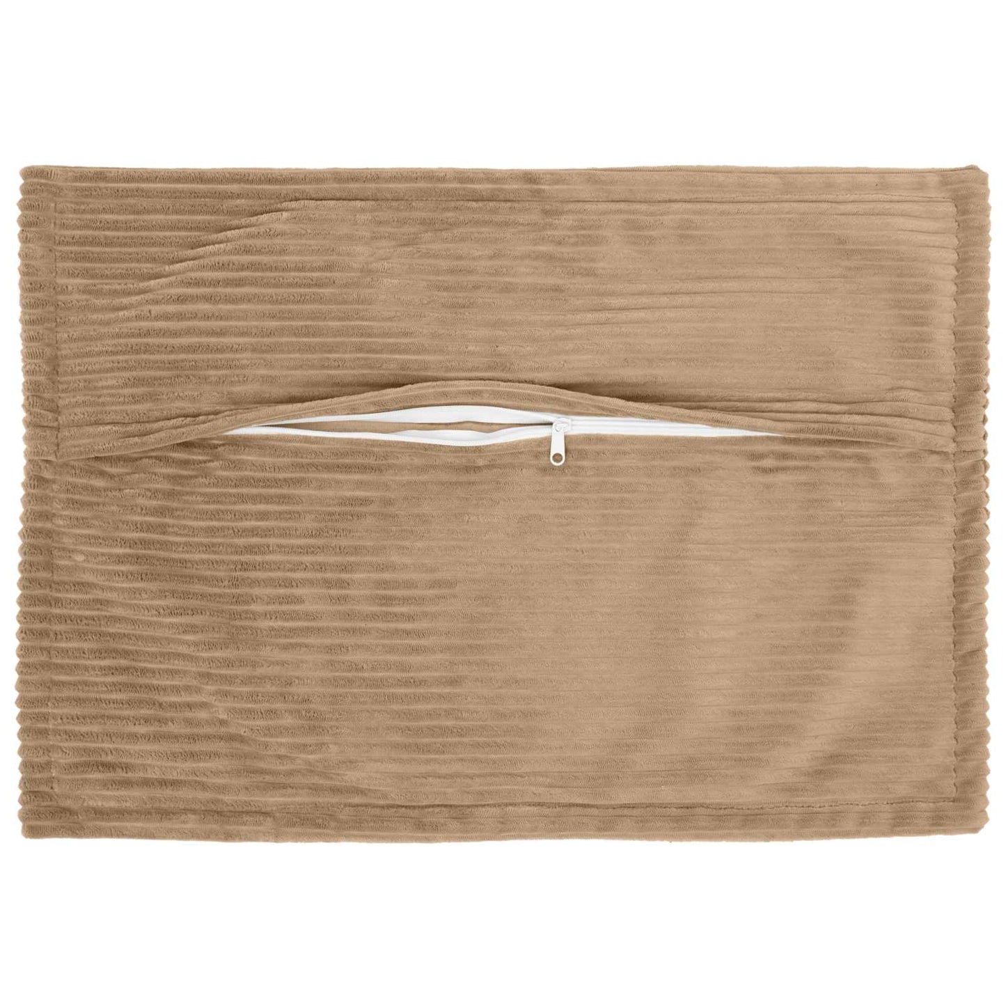 Cushion Cover 6 pcs HOUTEN Brown 50 x 75 cm Corduroy