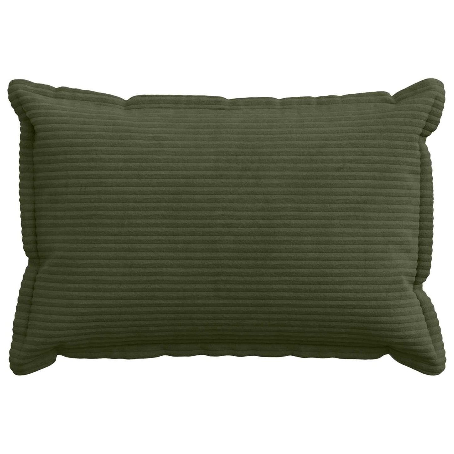 Cushion Cover 2 pcs HOUTEN Green 50 x 75 cm Corduroy