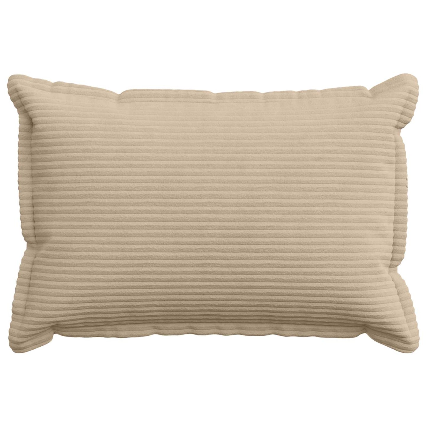 Cushion Cover 2 pcs HOUTEN Taupe 50 x 75 cm Corduroy