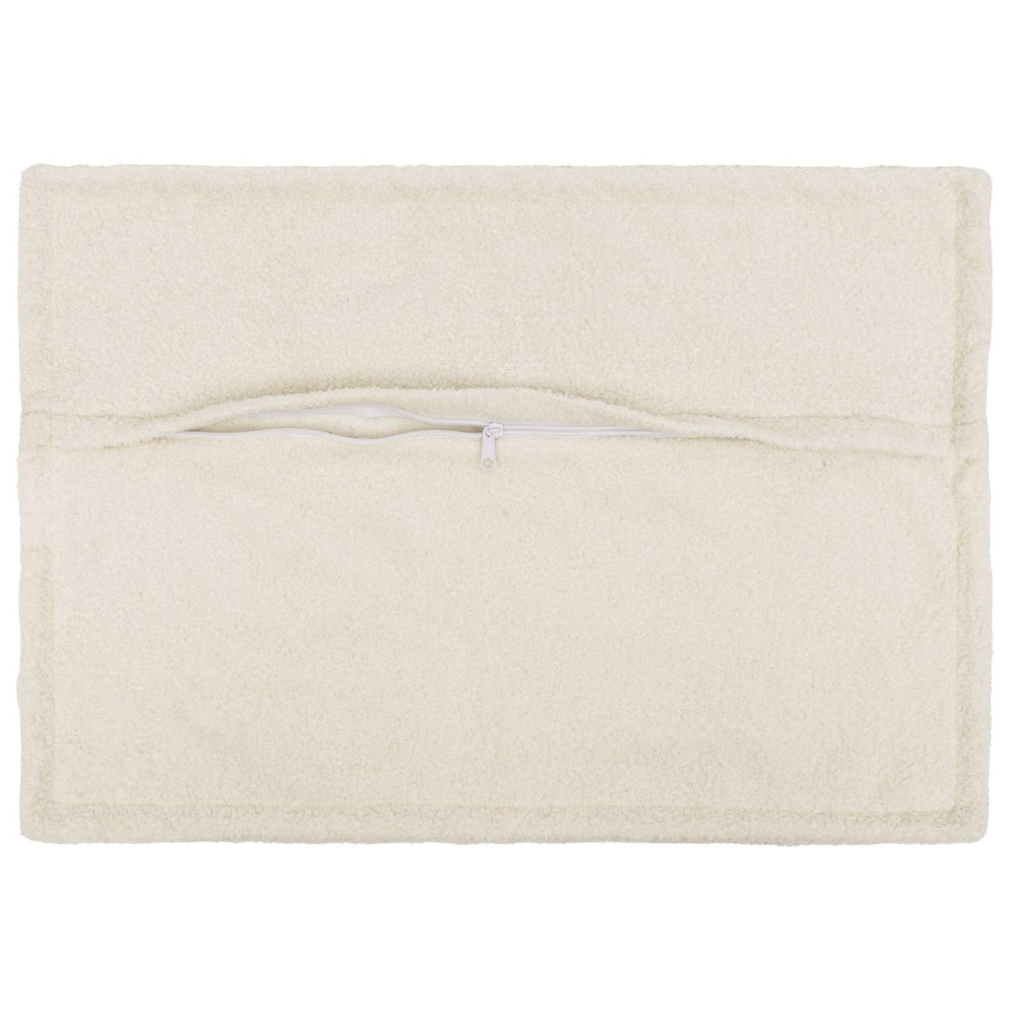 Cushion Cover 6 pcs HOUTEN Cream 50 x 75 cm Bouclé