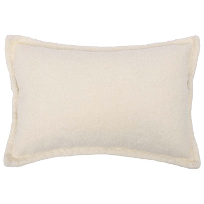 Cushion Cover 6 pcs HOUTEN Cream 50 x 75 cm Bouclé