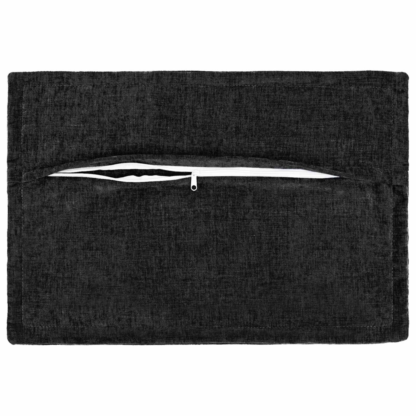 Cushion Cover 2 pcs HOUTEN Anthracite 50 x 75 cm