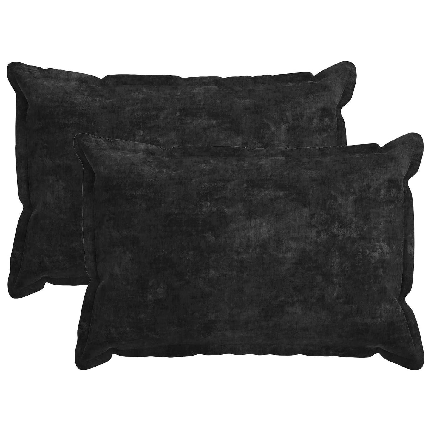 Cushion Cover 2 pcs HOUTEN Anthracite 50 x 75 cm
