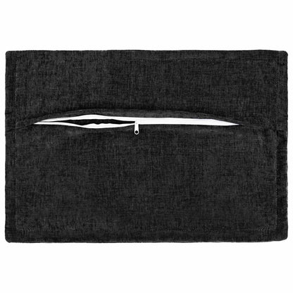 Cushion Cover 6 pcs HOUTEN Anthracite 50 x 75 cm
