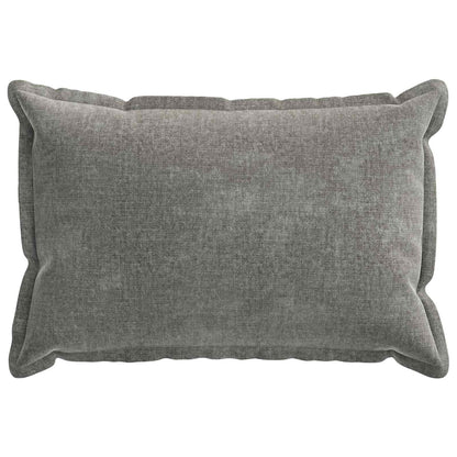 Cushion Cover 2 pcs HOUTEN Dark Grey 50 x 75 cm Chenille Fabric