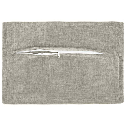 Cushion Cover 6 pcs HOUTEN Light Grey 50 x 75 cm