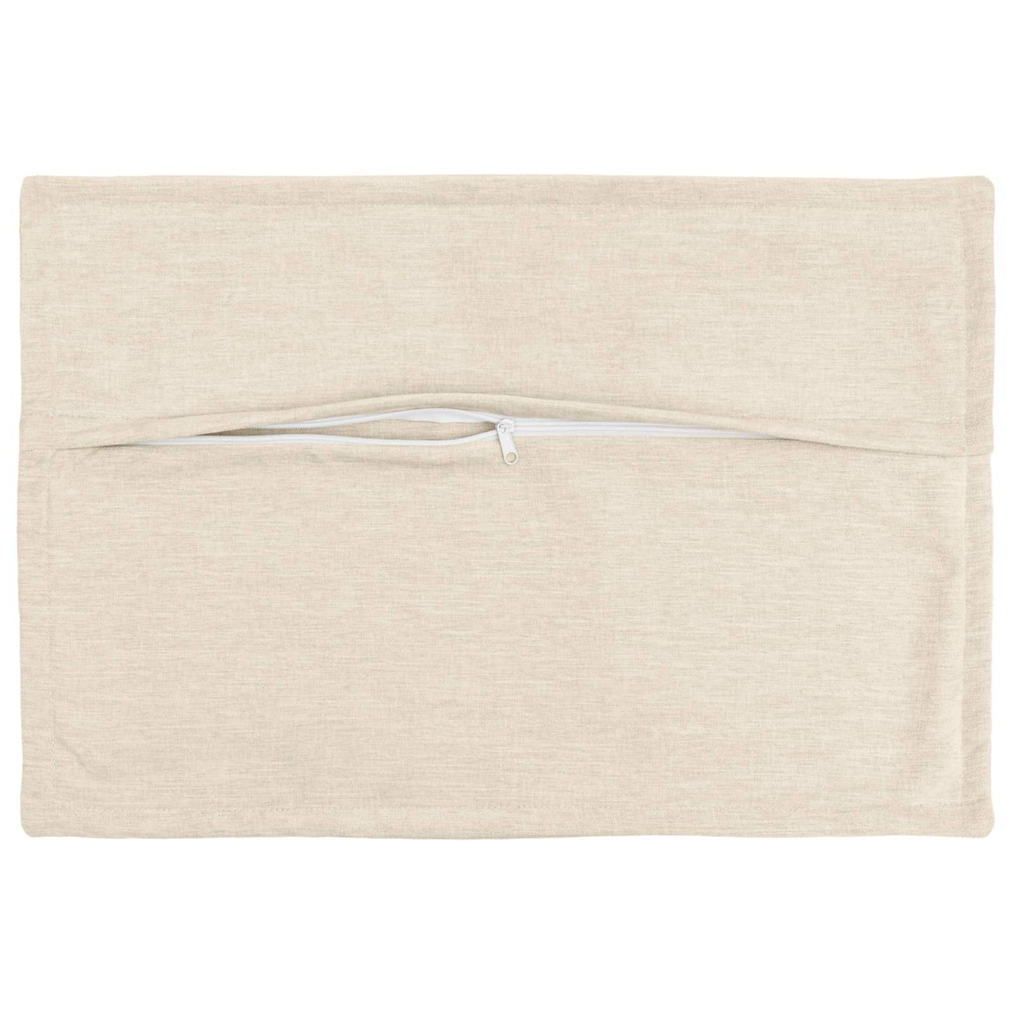 Cushion Cover 2 pcs HOUTEN Cream 50 x 75 cm Chenille Fabric