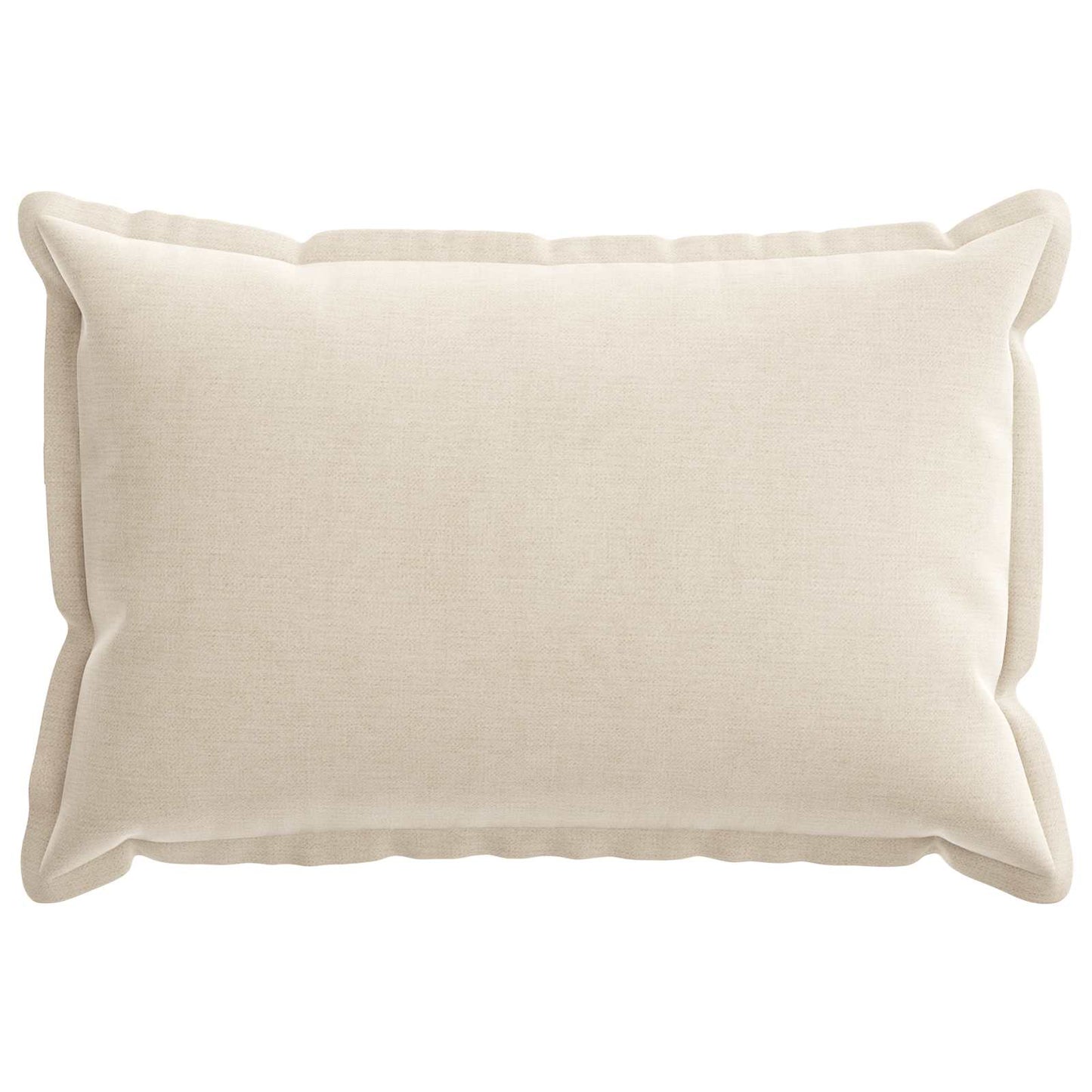 Cushion Cover 2 pcs HOUTEN Cream 50 x 75 cm Chenille Fabric