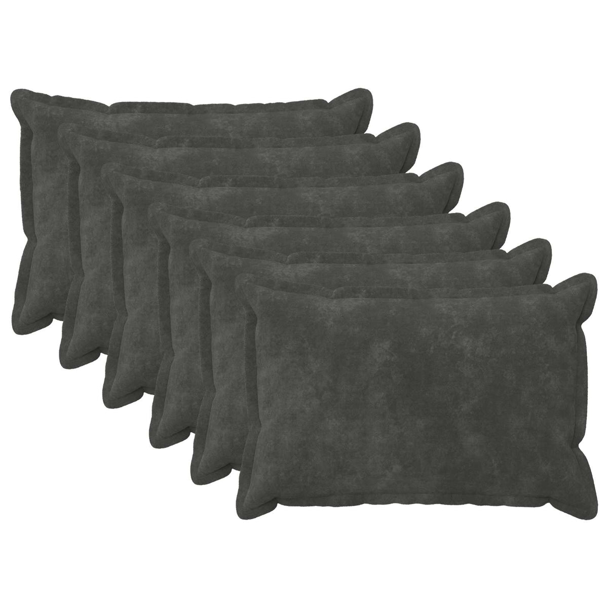 Cushion Cover 6 pcs HOUTEN Anthracite 50 x 75 cm