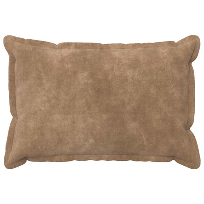 Cushion Cover 6 pcs HOUTEN Taupe 50 x 75 cm Microfiber Fleece
