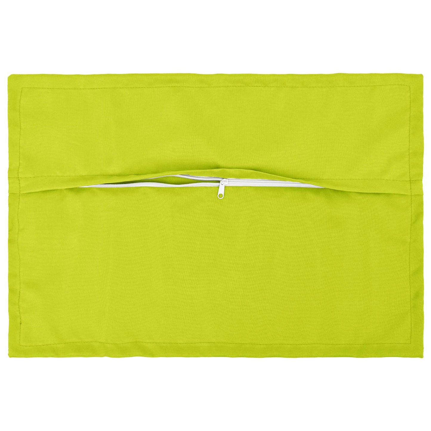 Cushion Cover 2 pcs HOUTEN Bright Green 50 x 75 cm Polyester
