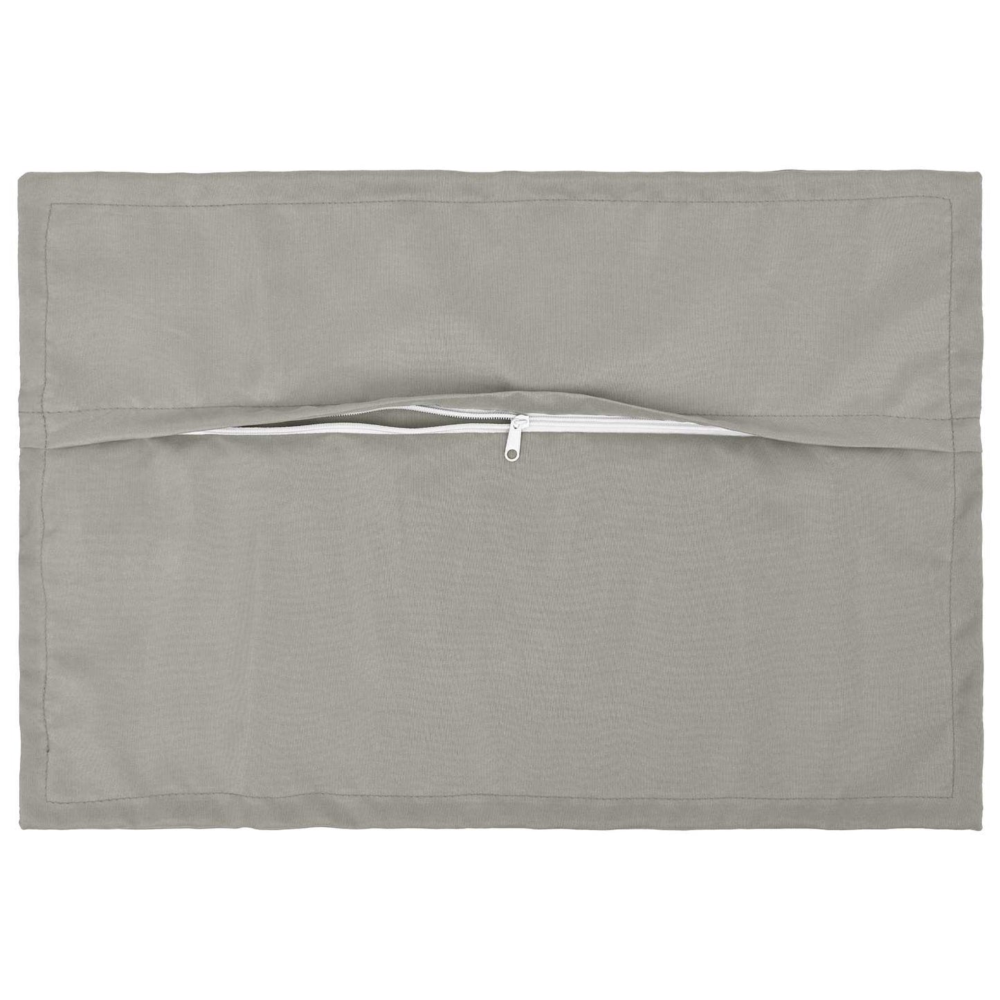 Cushion Cover 2 pcs HOUTEN Grey 50 x 75 cm Polyester