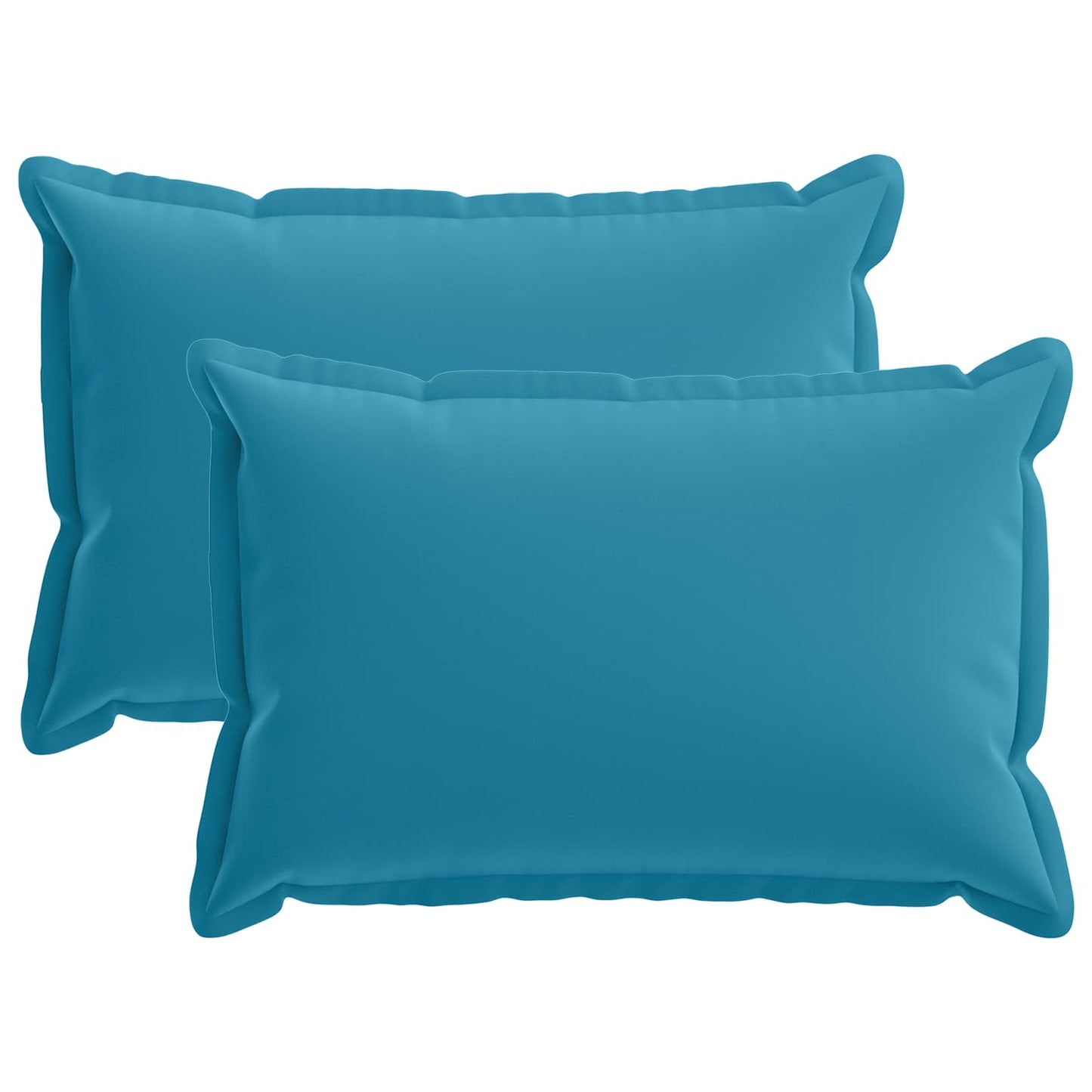 Cushion Cover 2 pcs HOUTEN Light Blue 50 x 75 cm Polyester
