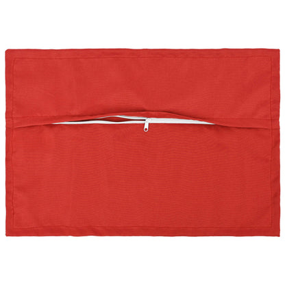 Cushion Cover 6 pcs HOUTEN Red 50 x 75 cm Polyester
