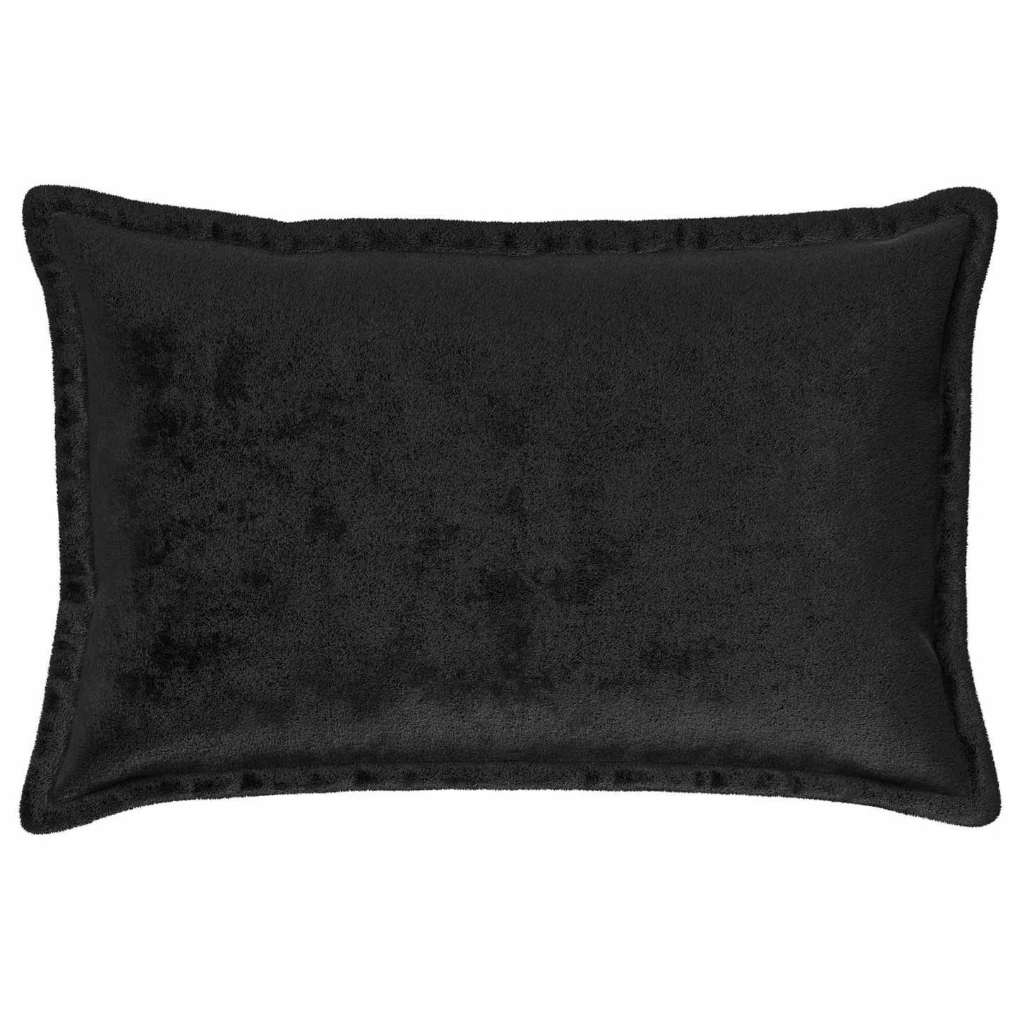 Cushion Cover 6 pcs HOUTEN Black 50 x 75 cm Flannel