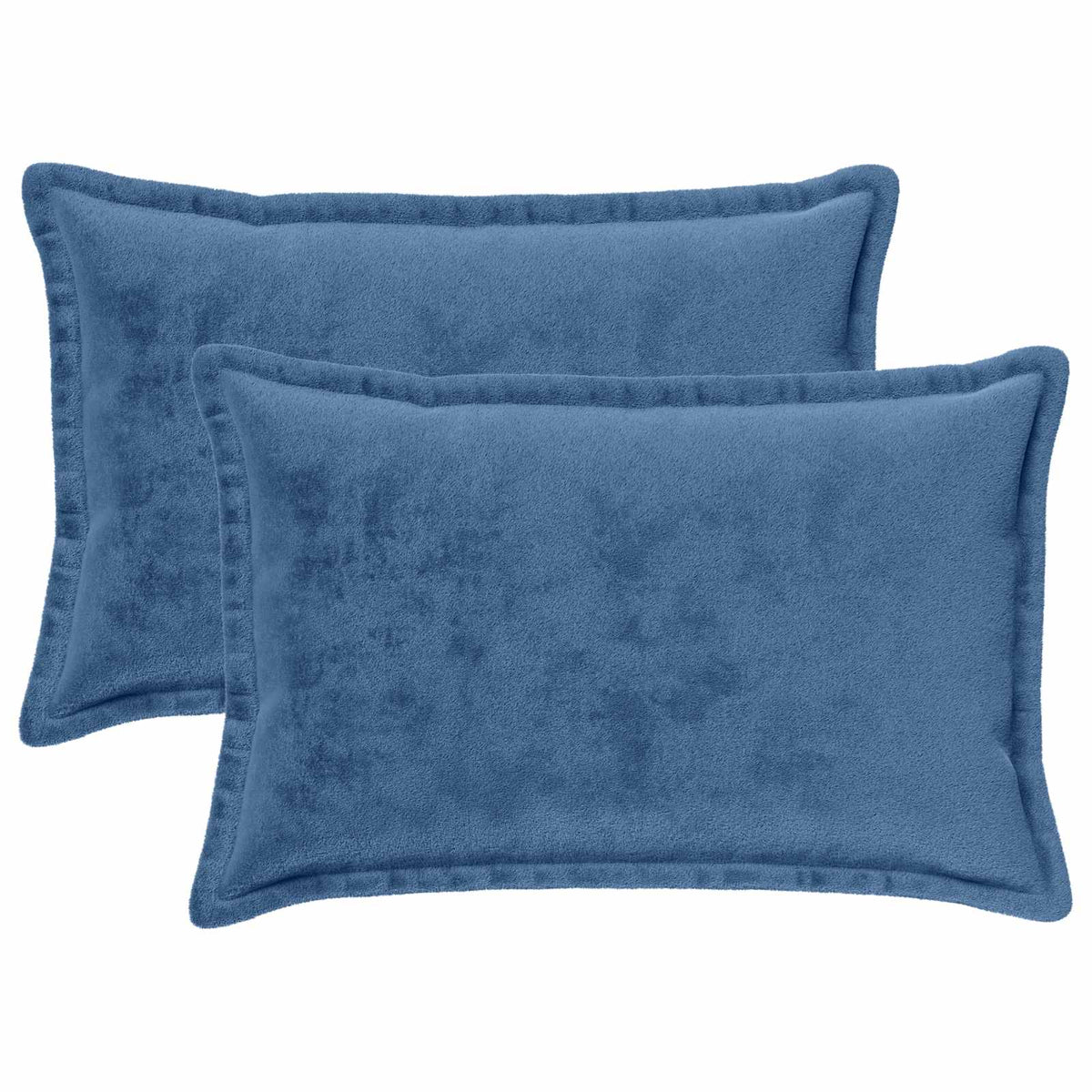 Cushion Cover 2 pcs HOUTEN Light Blue 50 x 75 cm Flannel