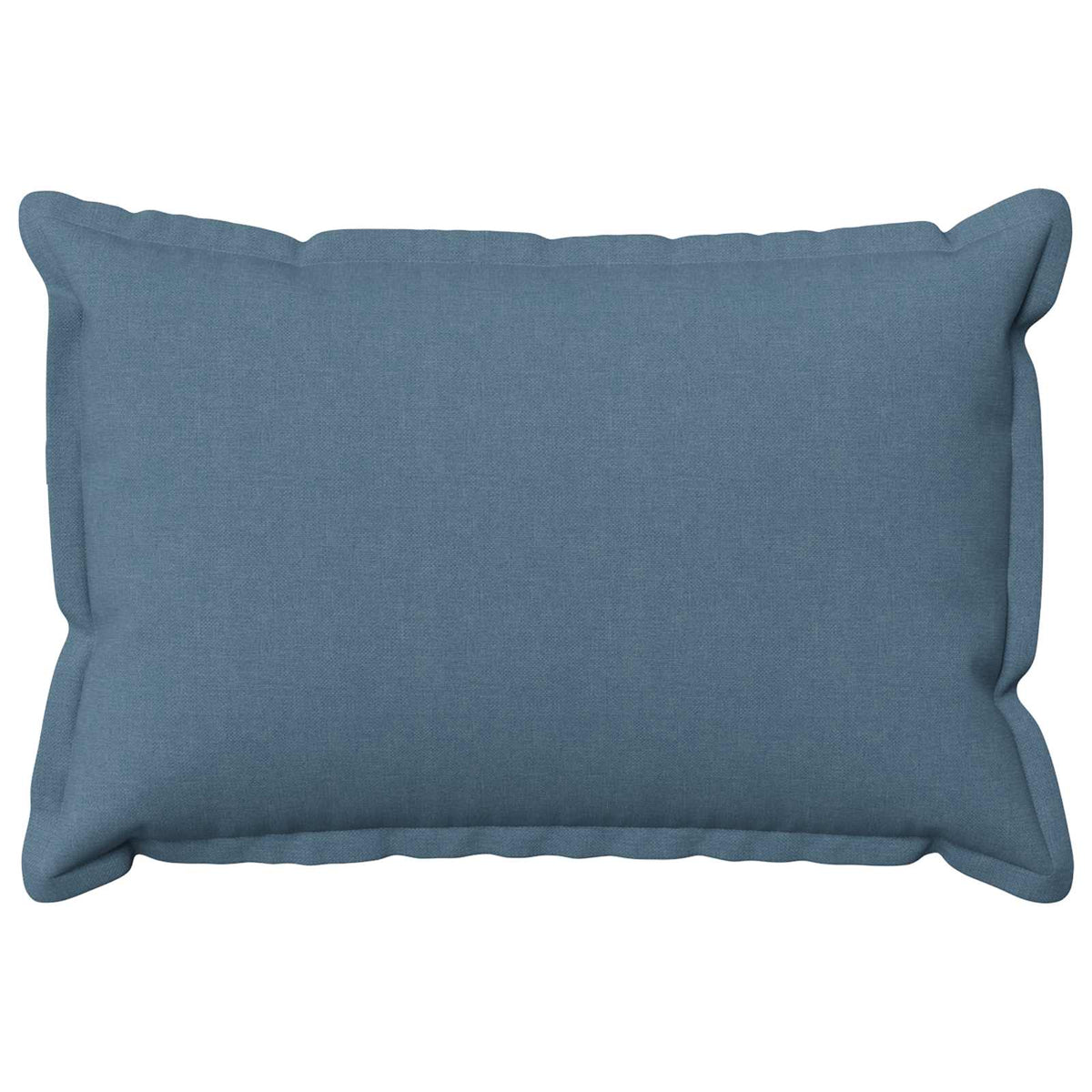 Cushion Cover 2 pcs HOUTEN Jeans Blue 50 x 80 cm Faux Linen