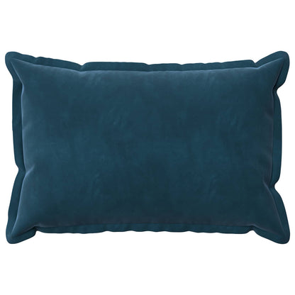 Cushion Cover 2 pcs HOUTEN Blue 50 x 80 cm Velvet