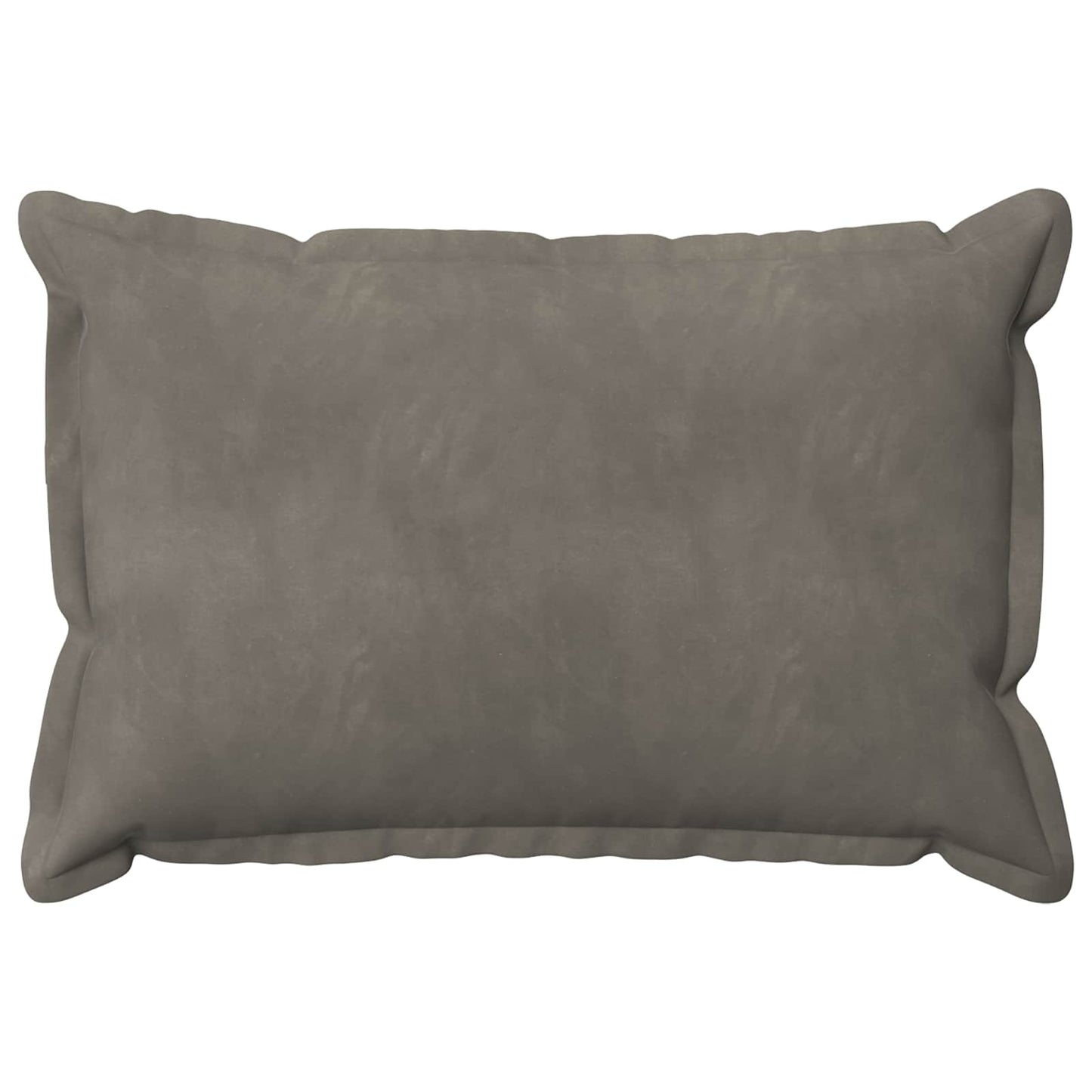 Cushion Cover 2 pcs HOUTEN Light Grey 50 x 80 cm Velvet