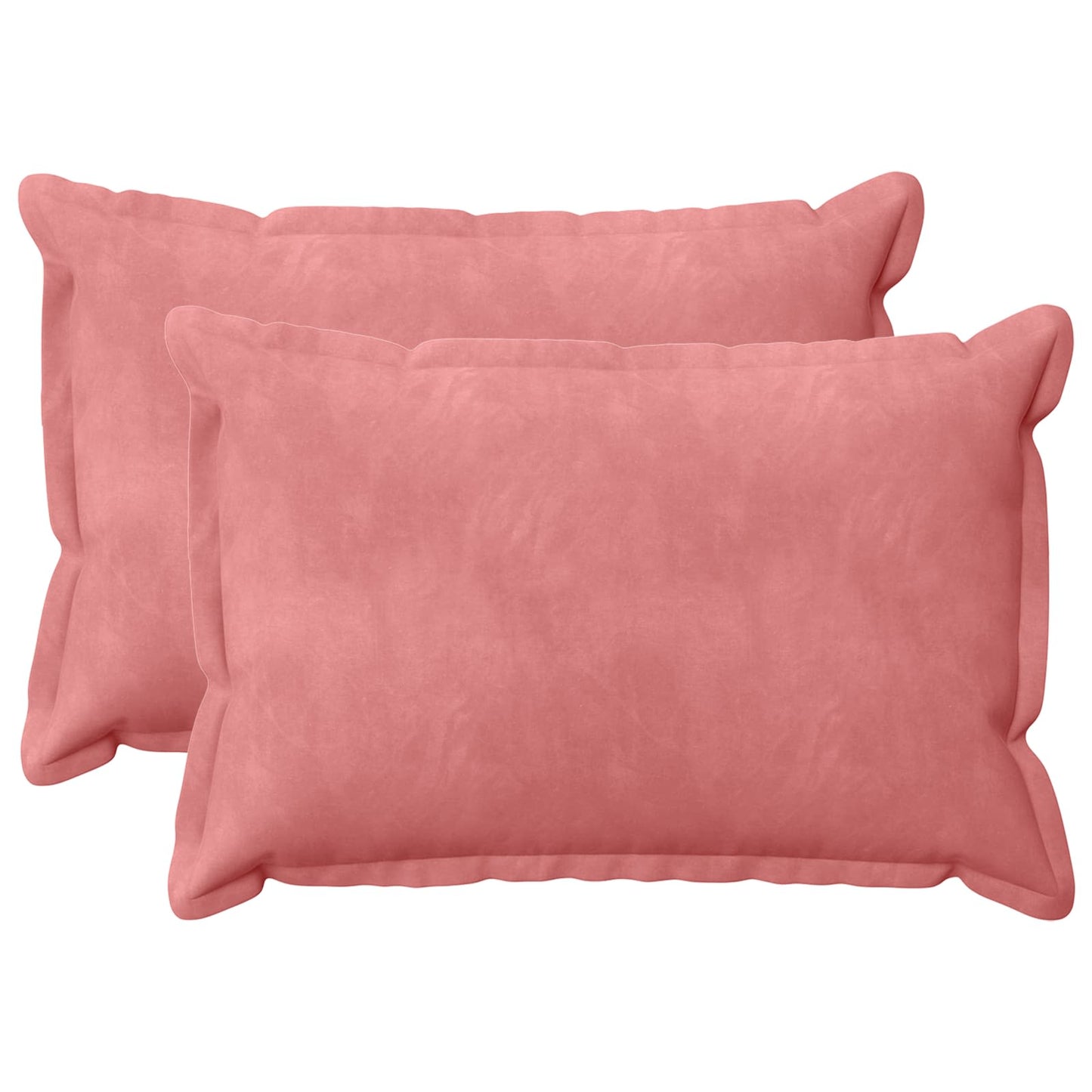 Cushion Cover 2 pcs HOUTEN Pink 50 x 80 cm Velvet