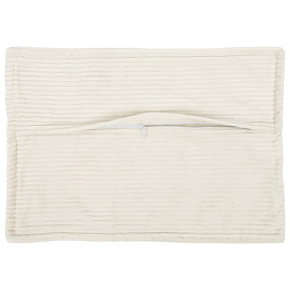 Cushion Cover 6 pcs HOUTEN Cream 50 x 80 cm Corduroy
