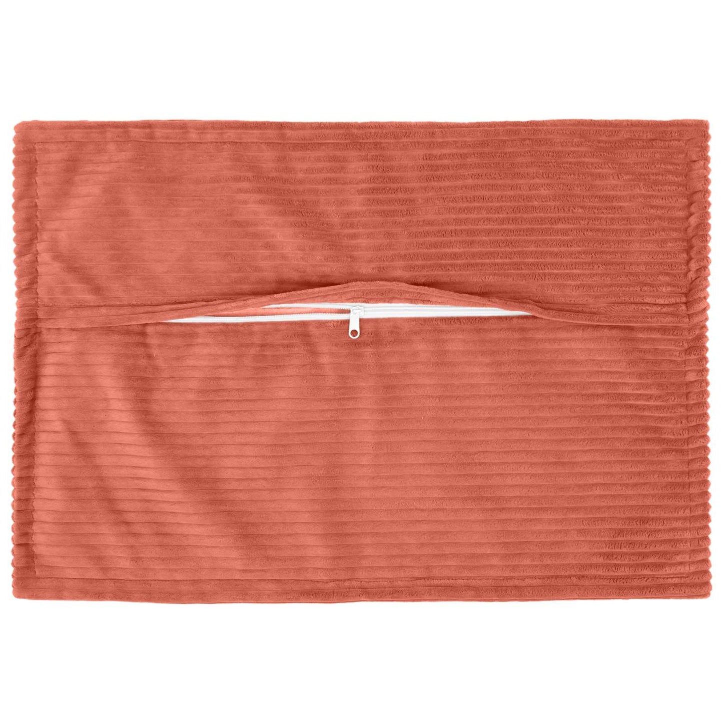 Cushion Cover 6 pcs HOUTEN Red Orange 50 x 80 cm Corduroy