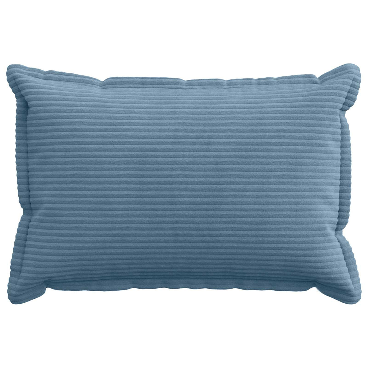 Cushion Cover 2 pcs HOUTEN Blue 50 x 80 cm Corduroy