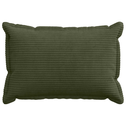 Cushion Cover 6 pcs HOUTEN Green 50 x 80 cm Corduroy
